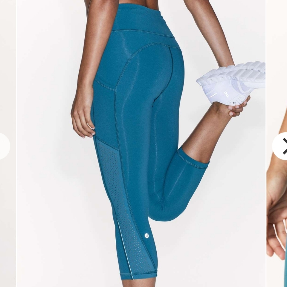 Lululemon ready to race crop, 21"